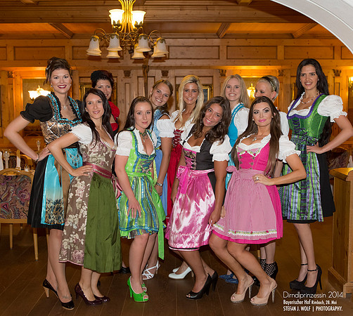 Wahl zur Dirndlprinzessin -  Bayerischer Hof Rimbach -1