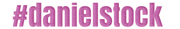 Hashtag Danielstock pink-PNG
