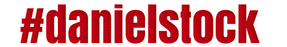 Hashtag Danielstock red-PNG