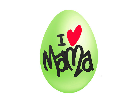 Ei love mama-green
