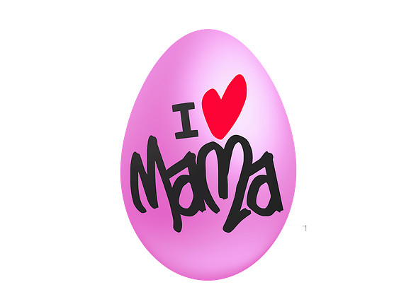 Ei love mama-violett