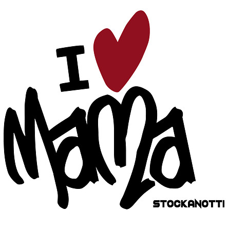 I love Mama -Sticker-PNG
