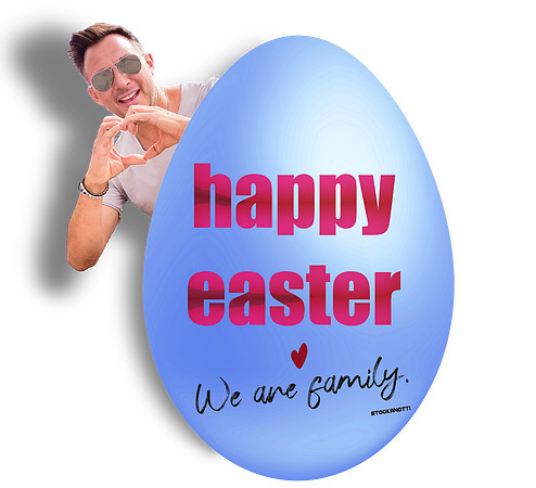 Happy Easter Egg-we are family